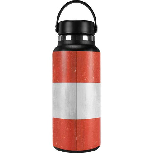 Distressed Austria Flag Hydro Flask 32oz Wide Mouth Skin